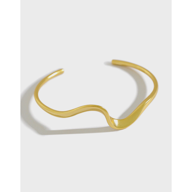 IRREGULAR WAVE BANGLE