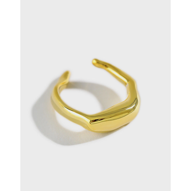 IRREGULAR LINES HEAVY RING