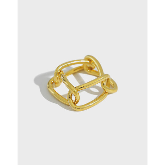 PAPERCLIP CHAIN RING