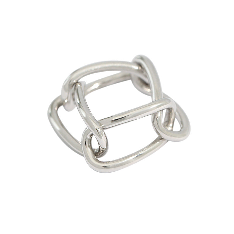 PAPERCLIP CHAIN RING