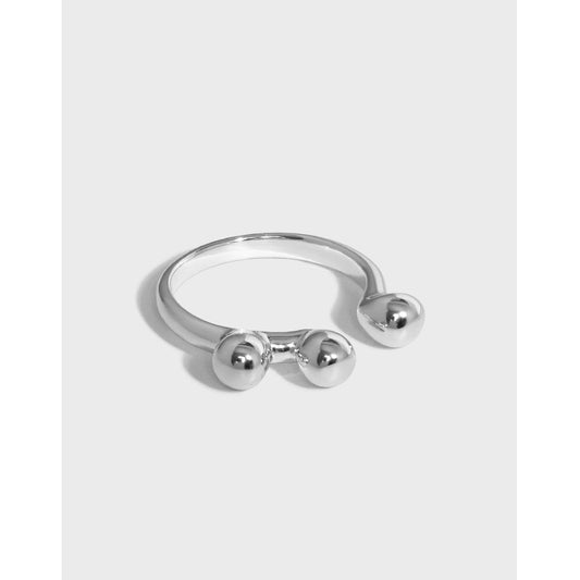 ADJUSTABLE CHROME BALL RING