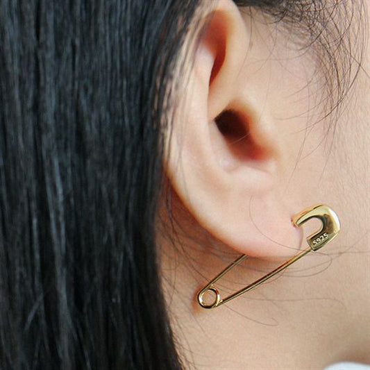 SAFETY PIN EARRINGS