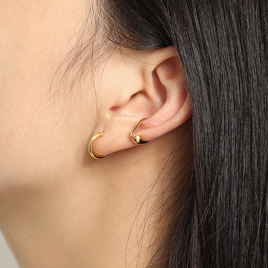 HOOK HOLLOW EAR CUFFS